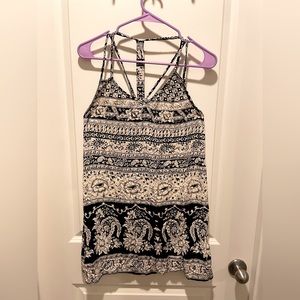 Angie short dress with cute print and straps